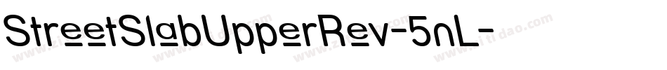 StreetSlabUpperRev-5nL字体转换