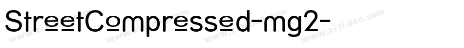 StreetCompressed-mg2字体转换