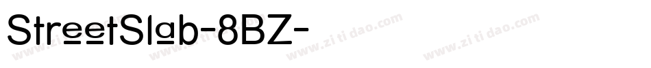 StreetSlab-8BZ字体转换