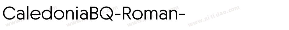 CaledoniaBQ-Roman字体转换