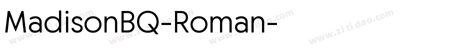 MadisonBQ-Roman字体转换