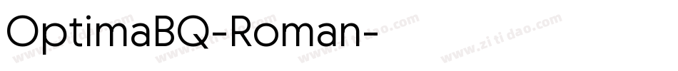 OptimaBQ-Roman字体转换