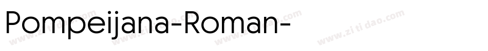 Pompeijana-Roman字体转换