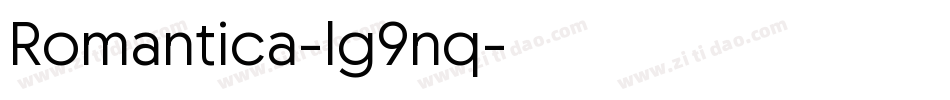 Romantica-lg9nq字体转换