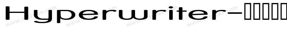 Hyperwriter字体转换