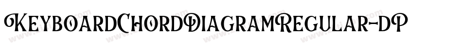 KeyboardChordDiagramRegular-dPLx字体转换