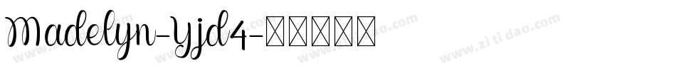Madelyn-Yjd4字体转换