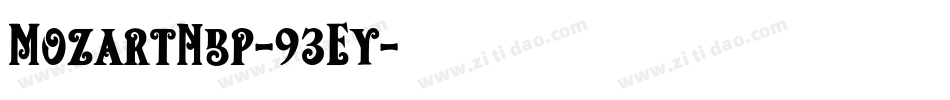 MozartNbp-93Ey字体转换