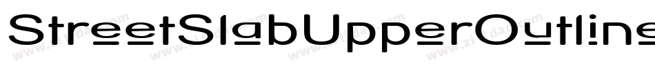 StreetSlabUpperOutline-zoa字体转换