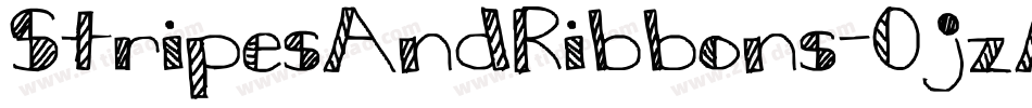 StripesAndRibbons-OjzA字体转换
