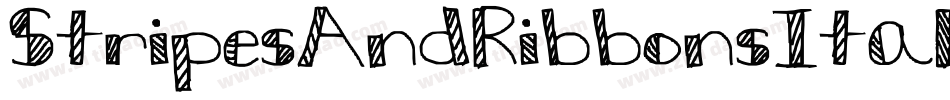 StripesAndRibbonsItalic-1waB字体转换