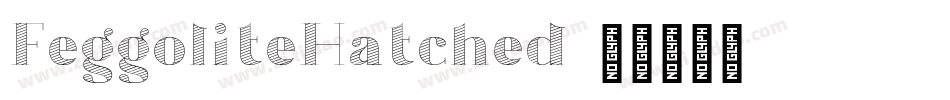 FeggoliteHatched字体转换