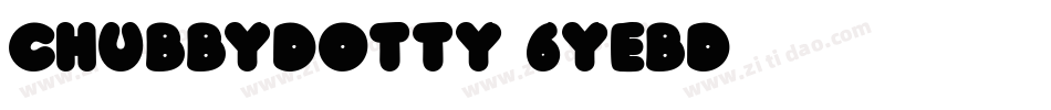 ChubbyDotty-6YeBD字体转换