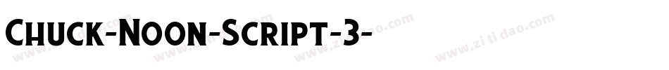 Chuck-Noon-Script-3字体转换