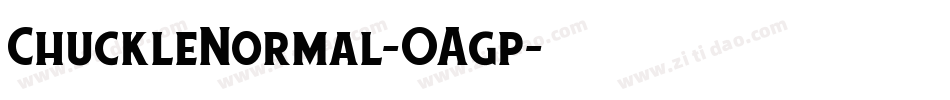 ChuckleNormal-OAgp字体转换