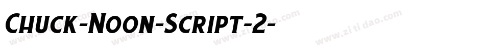 Chuck-Noon-Script-2字体转换
