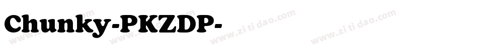 Chunky-PKZDP字体转换