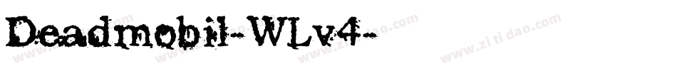 Deadmobil-WLv4字体转换