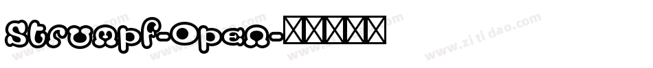 Strumpf-Open字体转换