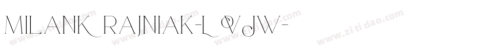 MilanKrajniak-LVJW字体转换