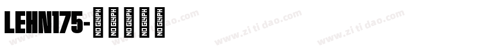 LEHN175字体转换