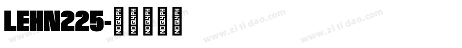 LEHN225字体转换