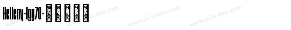 Helleny-lgg70字体转换