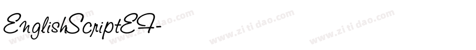 EnglishScriptEF字体转换