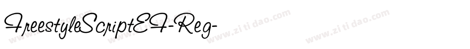 FreestyleScriptEF-Reg字体转换