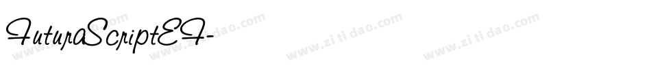 FuturaScriptEF字体转换