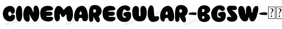 CinemaRegular-BG5w字体转换