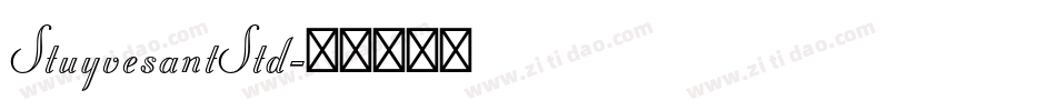 StuyvesantStd字体转换