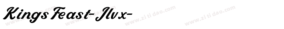 KingsFeast-Jlvx字体转换