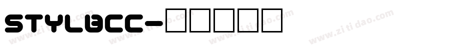 STYLBCC字体转换