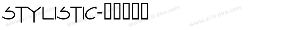 Stylistic字体转换