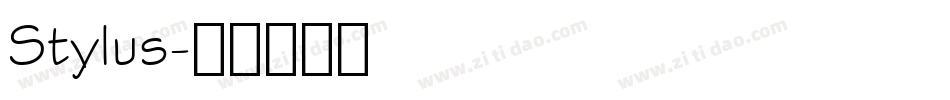 Stylus字体转换