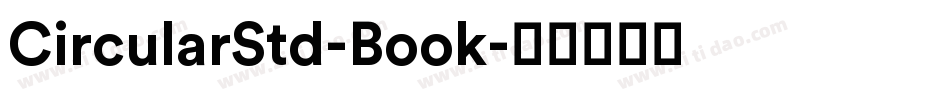 CircularStd-Book字体转换