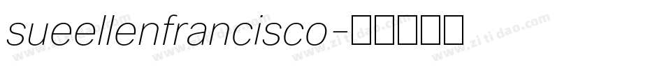 sueellenfrancisco字体转换