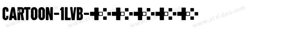 Cartoon-1LVB字体转换