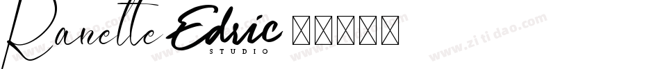 Ranelte字体转换