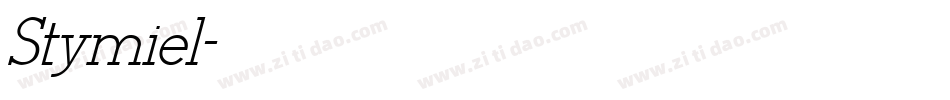 Stymiel字体转换