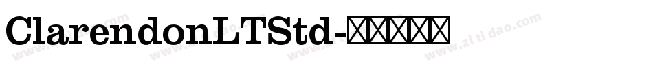 ClarendonLTStd字体转换