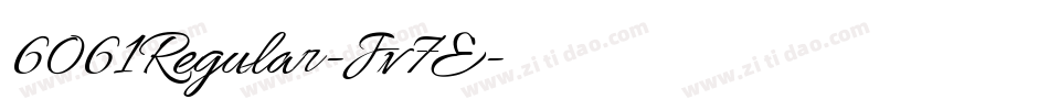6061Regular-Jv7E字体转换 6061Regular-Jv7E字体转换