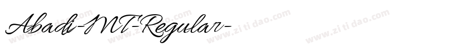Abadi-MT-Regular字体转换