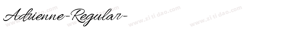 Adrienne-Regular字体转换