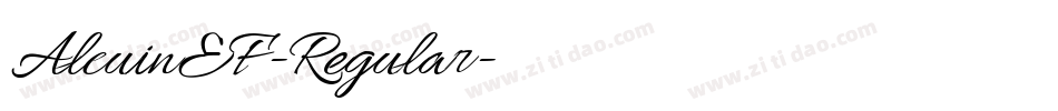 AlcuinEF-Regular字体转换