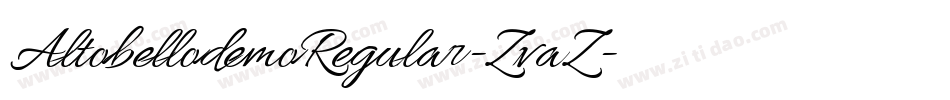 AltobellodemoRegular-ZvaZ字体转换