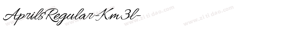 AprilsRegular-Km3l字体转换