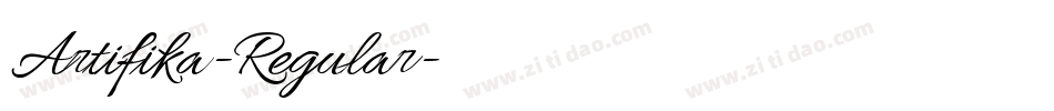 Artifika-Regular字体转换