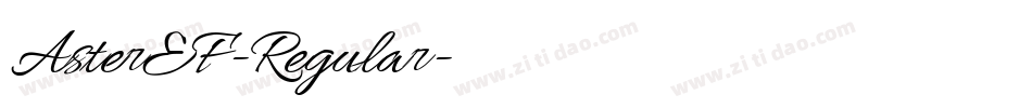AsterEF-Regular字体转换